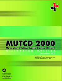 2000 MUTCD with Revision 1, December 2001 cover