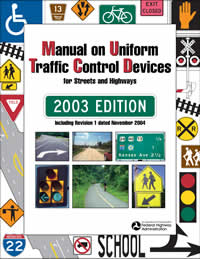 2003 MUTCD with Revision 1 only, November 2004 Edition cover