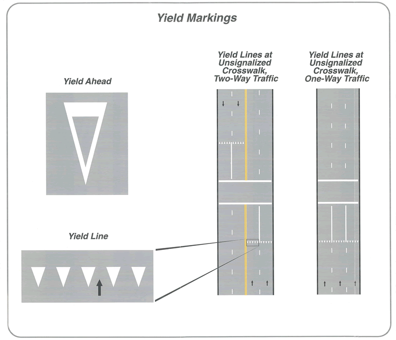 Select image for detailed description of Yield Markings.
